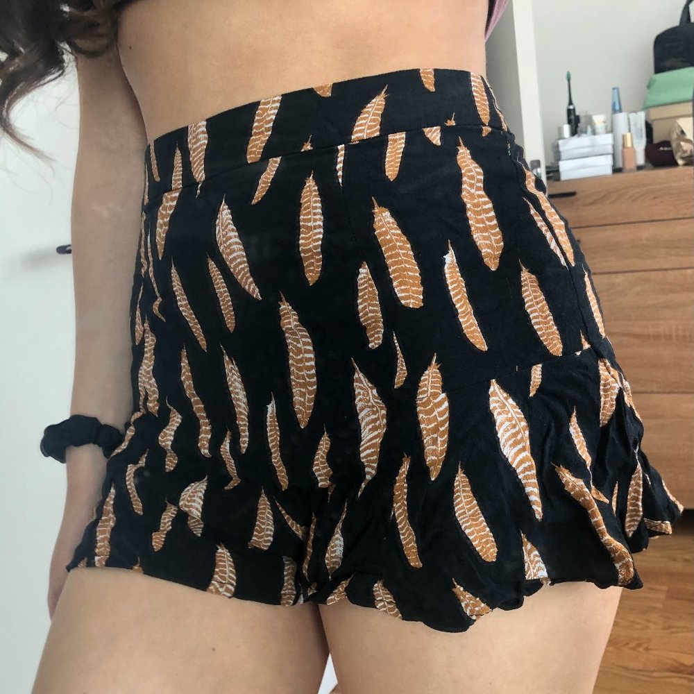 High Waisted Rayon Short